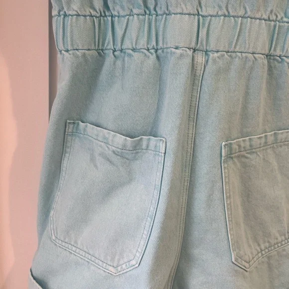 ✨Show Me Your Mumu Denim Romper✨ - Picture 8 of 8